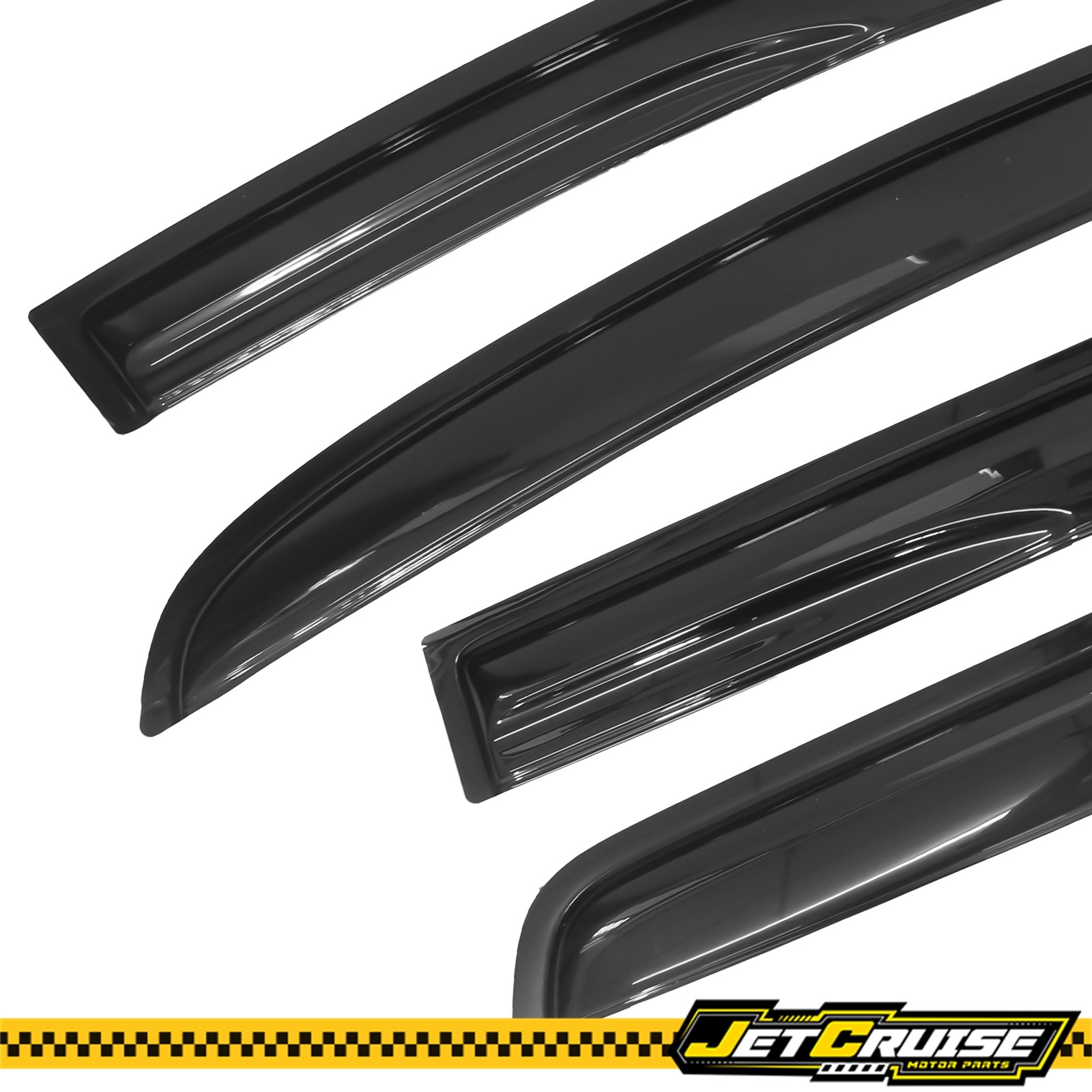 Fits 15-19 Honda Fit GK MUG Style Window Visors Deflector Rain Sun Guard