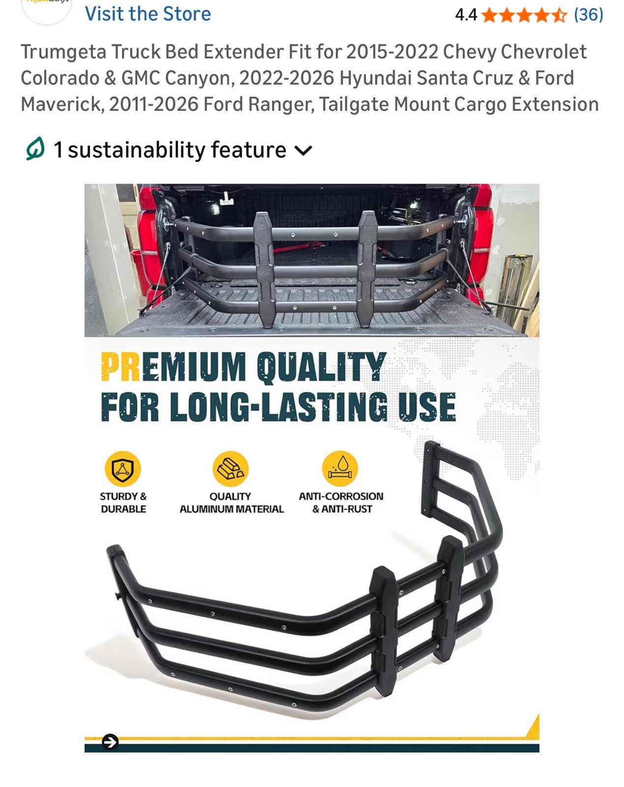 Trumgeta Truck Bed Extender