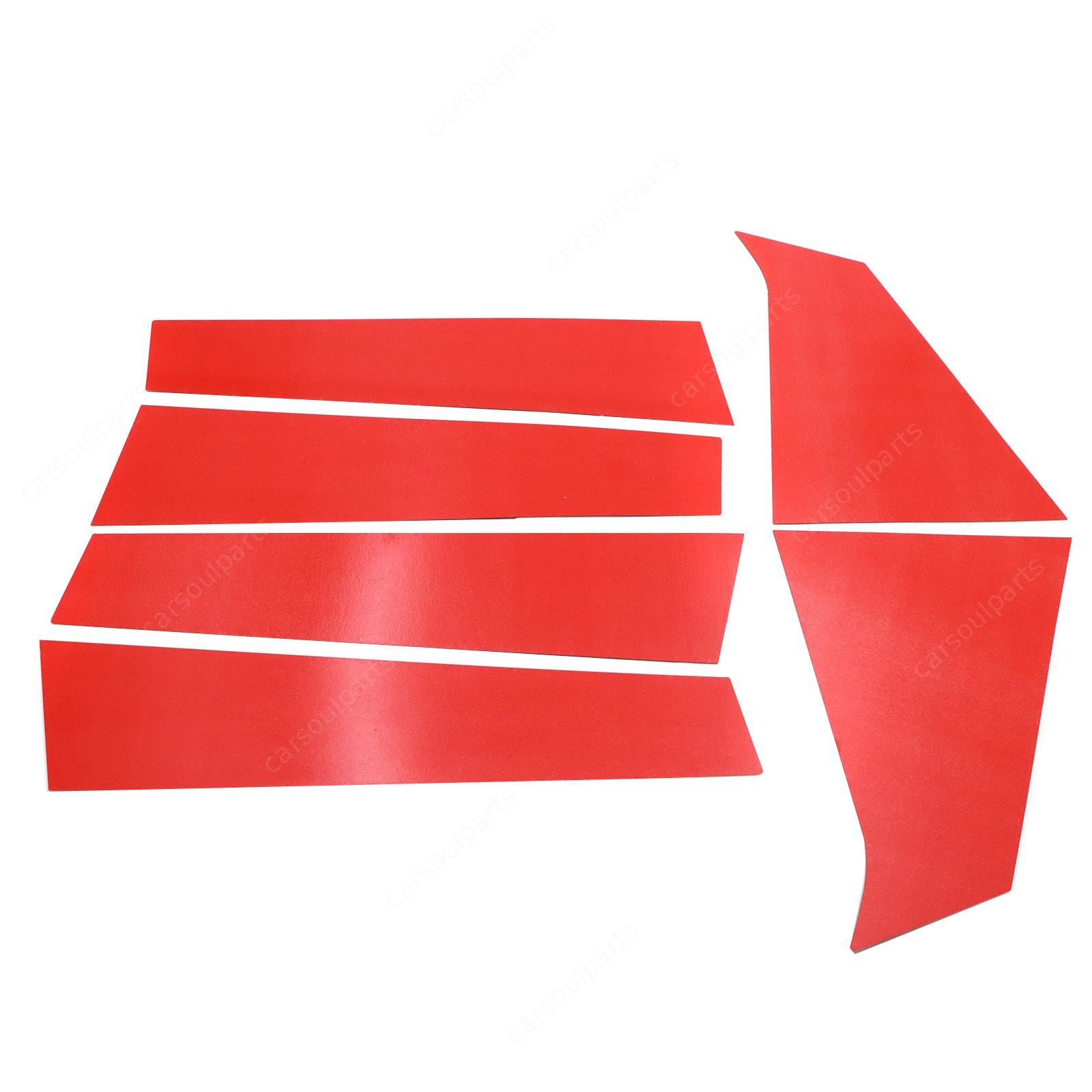 6 PCS new Pillar Post Window Door Side Trim Cover For Chevrolet Malibu 2016-2024