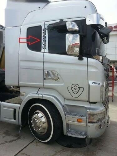For Scania Streamline P G R series Chrome Door Pillar Trim 2 door 4 pcs S.STEEL