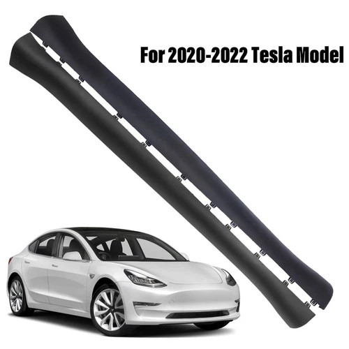 Set of Left Right Molding Skirt Lower Rocker Cover For Tesla Model Y 20-2023
