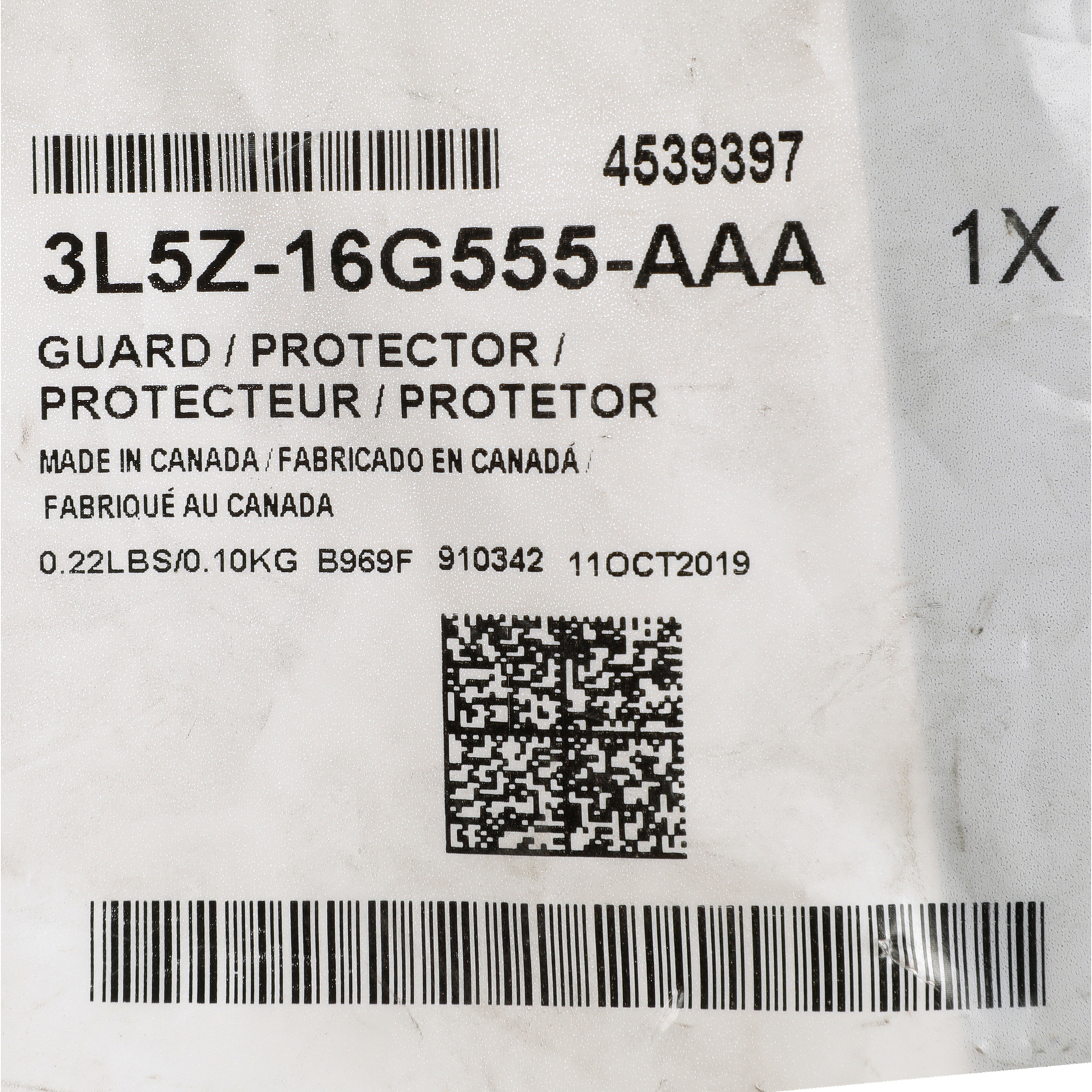 OEM NEW 2003-2011 Ford Ranger Front Splash Stone Guard Driver Side 3L5Z16G555AAA