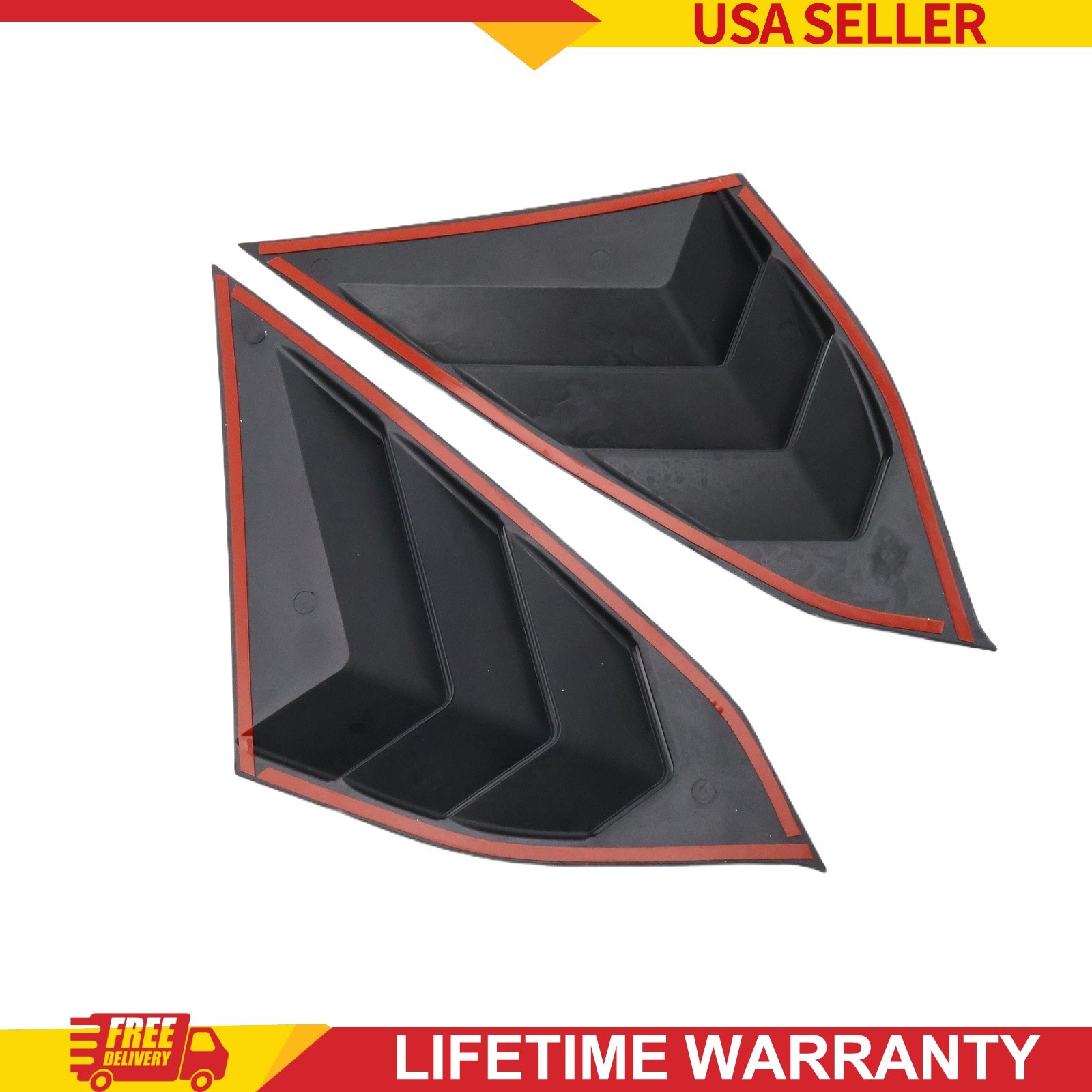 Glossy Side Window Louvers Cover For 2018-2020 Honda Accord Auto Accessories