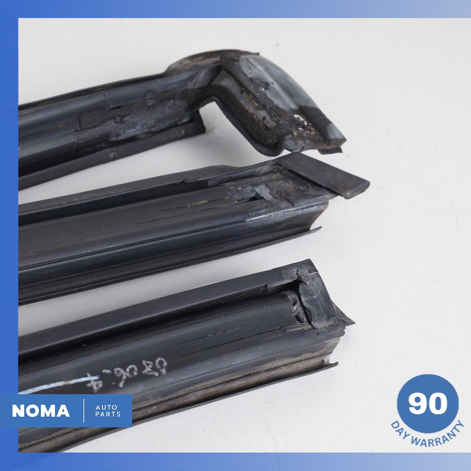 97-06 Jaguar X100 XK8 XKR Convertible Top Roof Left Molding Rubber Seal Set OEM