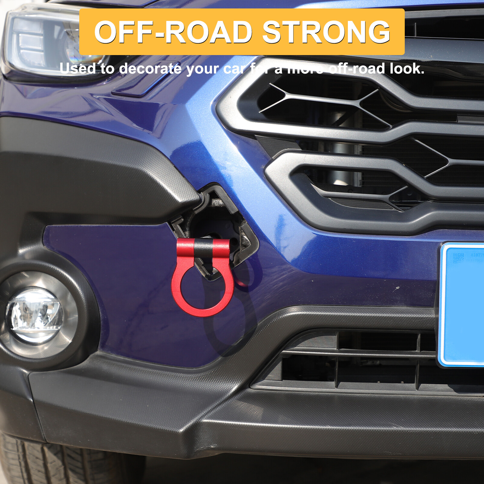 Red Track Racing Tow Hook Trailer For Subaru Crosstrek 2024-2025