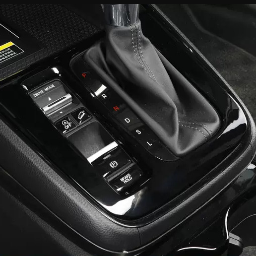 Bright black Console Gear Shift Box Panel Trim For Honda CRV CR-V 2023-2026
