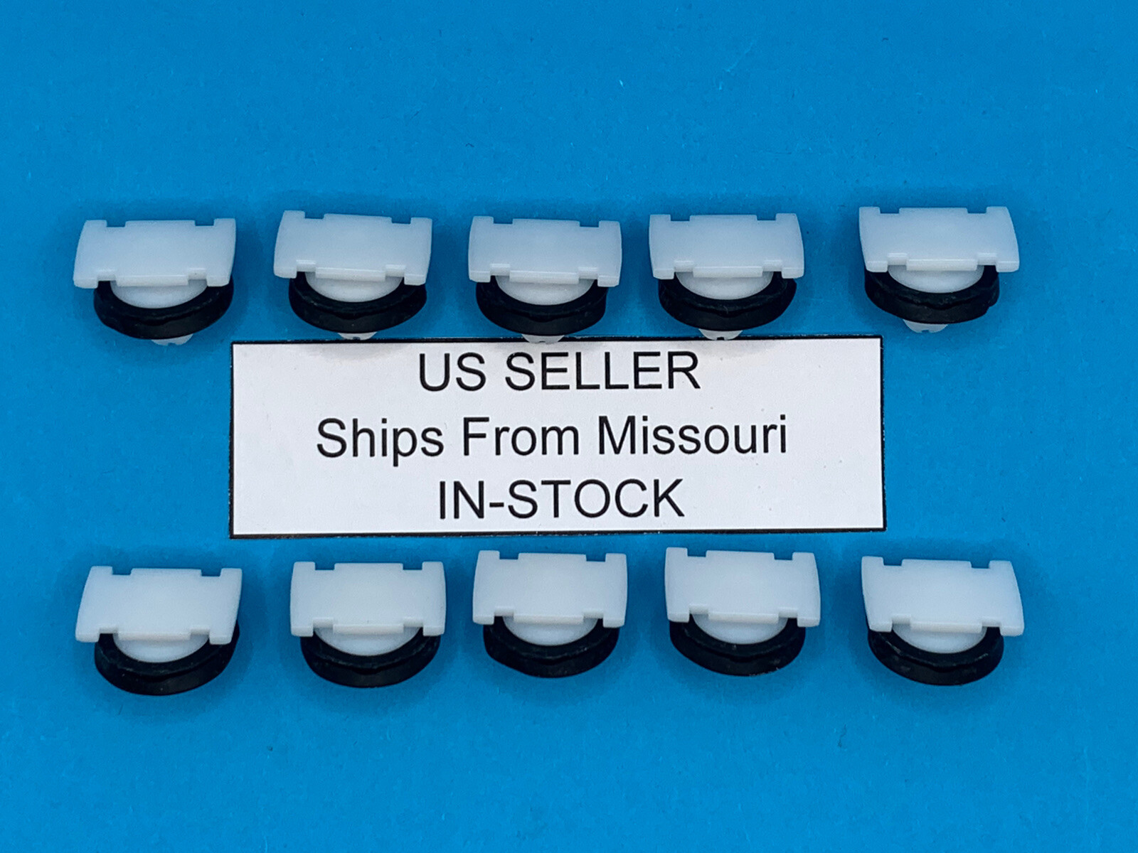 (Pack of 10) Wheel Opening Molding Retainer Clips For Chevy GMC GM Rocker Trim
