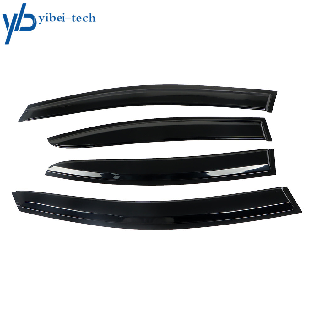 4Pcs Window Visors Rain Guards JDM Style For 2015 2016 2017 2018 Subaru WRX STI