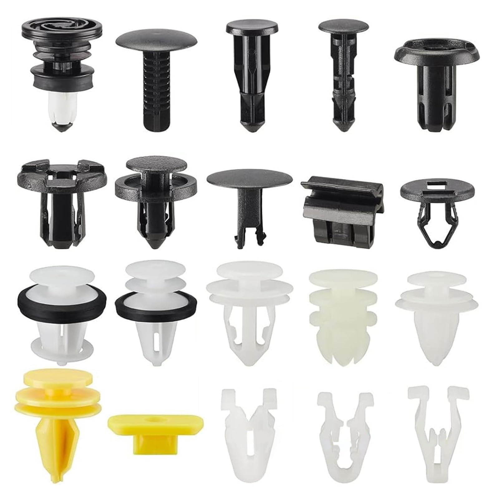 70 Pcs Auto Bumper Fender Liner Push Retainer Clips 20 Sizes For Tesla Body Inte