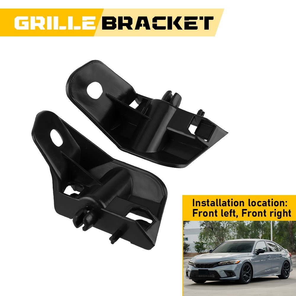 2-20x Front Upper Grille Bumper Brackets Fit Honda Civic 2022-2025 71237-T20-A00