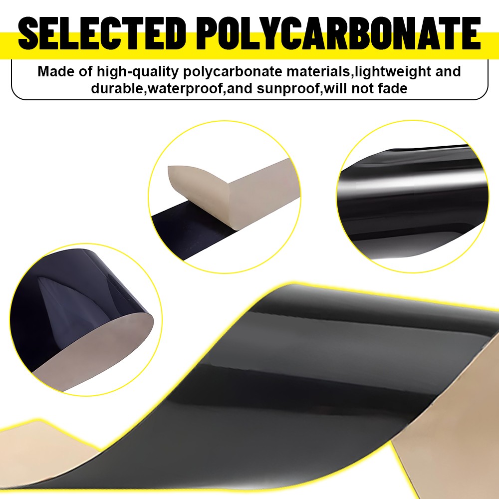 6PCS Black Pillar Post Car Side Door Window Cover For 2005-2010 Honda Odyssey