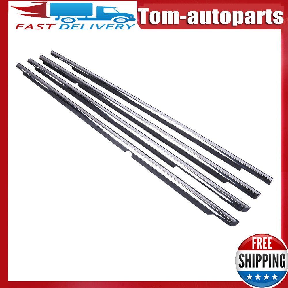 For Toyota Camry 2002-2006 NEW Chrome Front Rear Door Belt Moulding SET