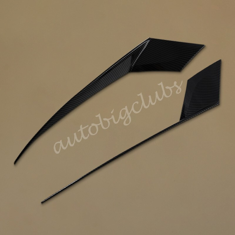 For Honda Accord 2023-2025 Carbon Fiber Headlight Eyebrow Cover Trims Accessory