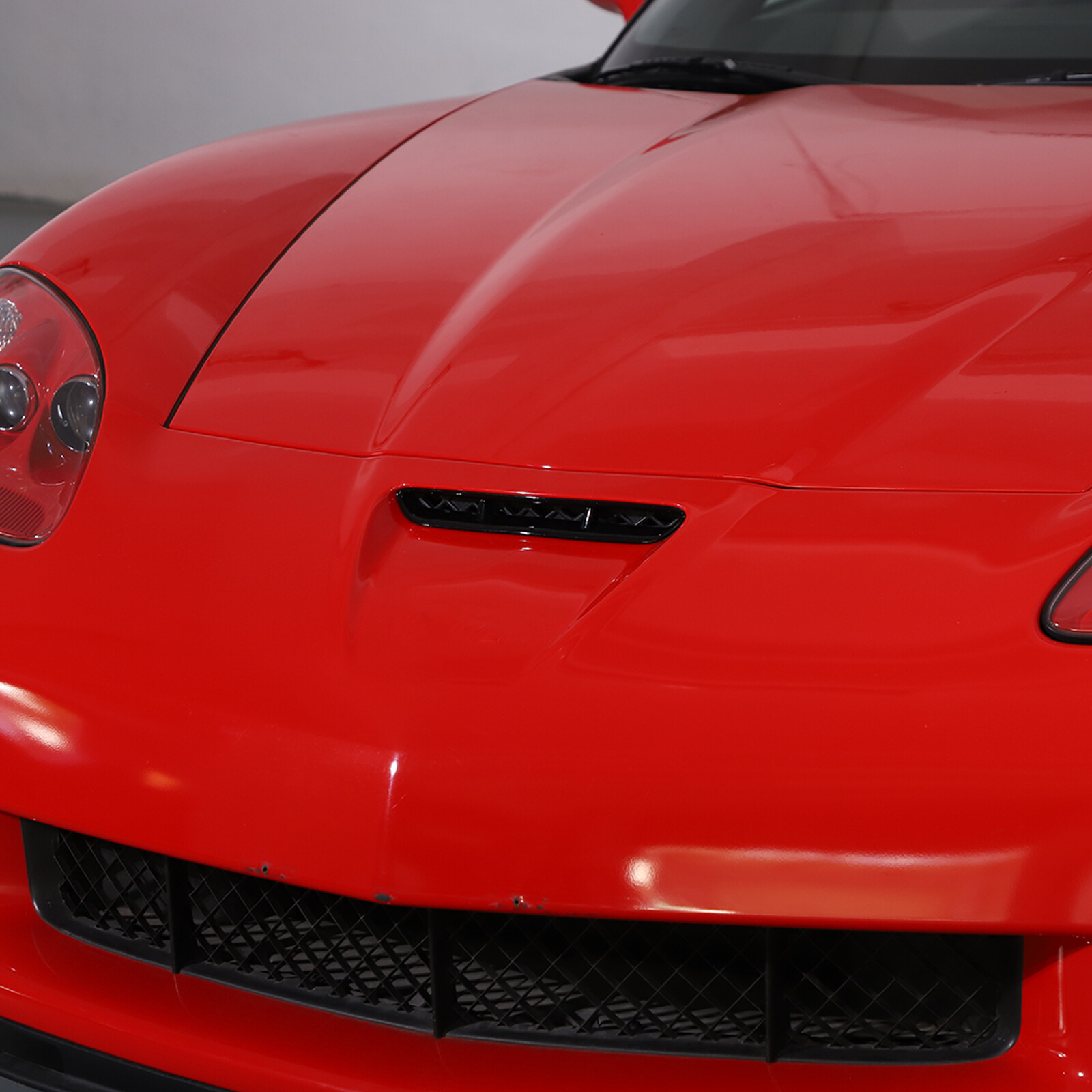 ABS Glossy Black Front Fender Vent Frame Trim For Corvette C6 2005-2013