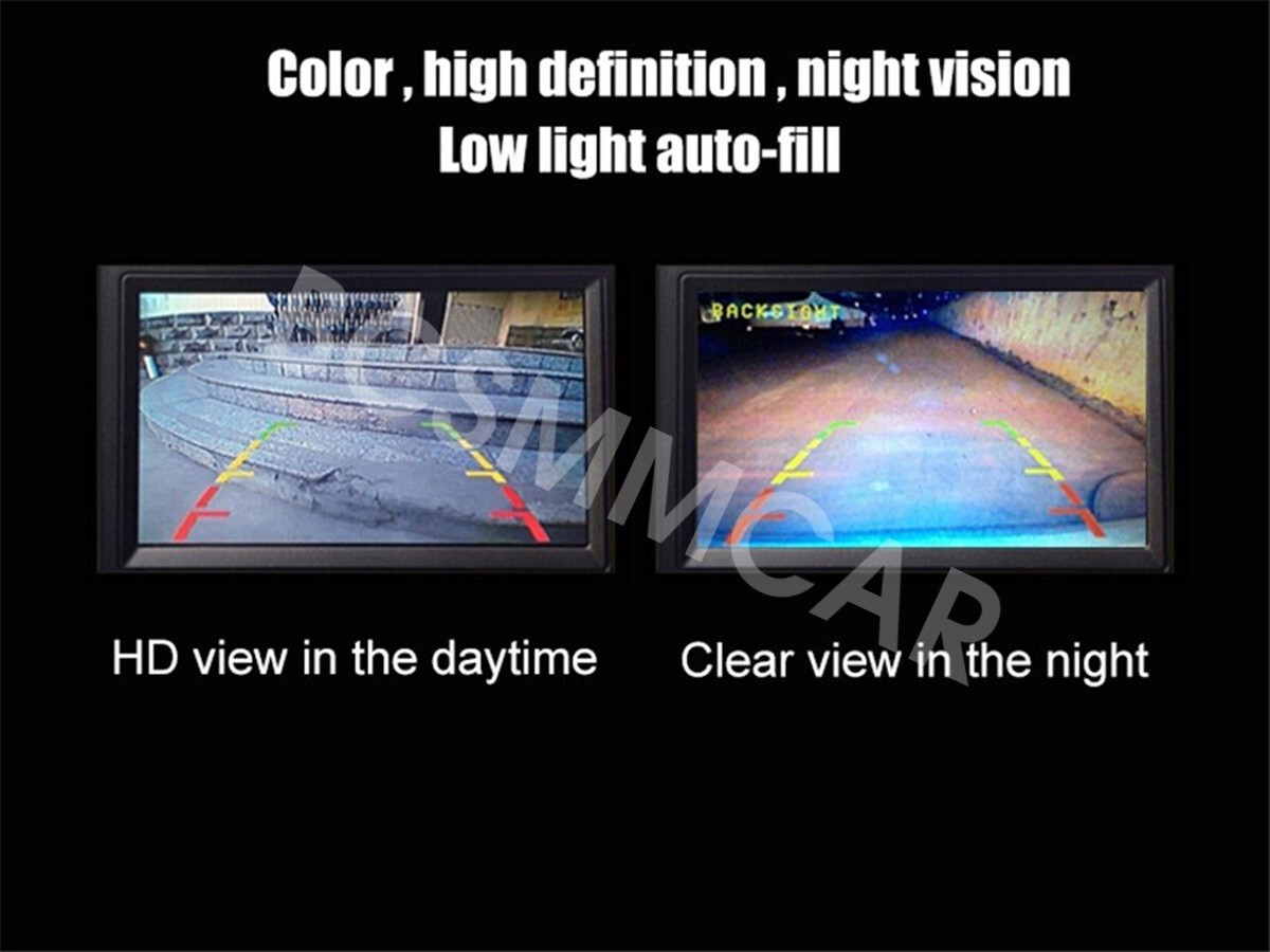 360° Car Front/Side/Rear View Backup Reversing Camera Waterproof Night Vision