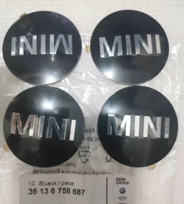 4pcs For BMW Mini Cooper Wheel Cap Center Emblem Cooper Mini Sticker 2IN/50MM.