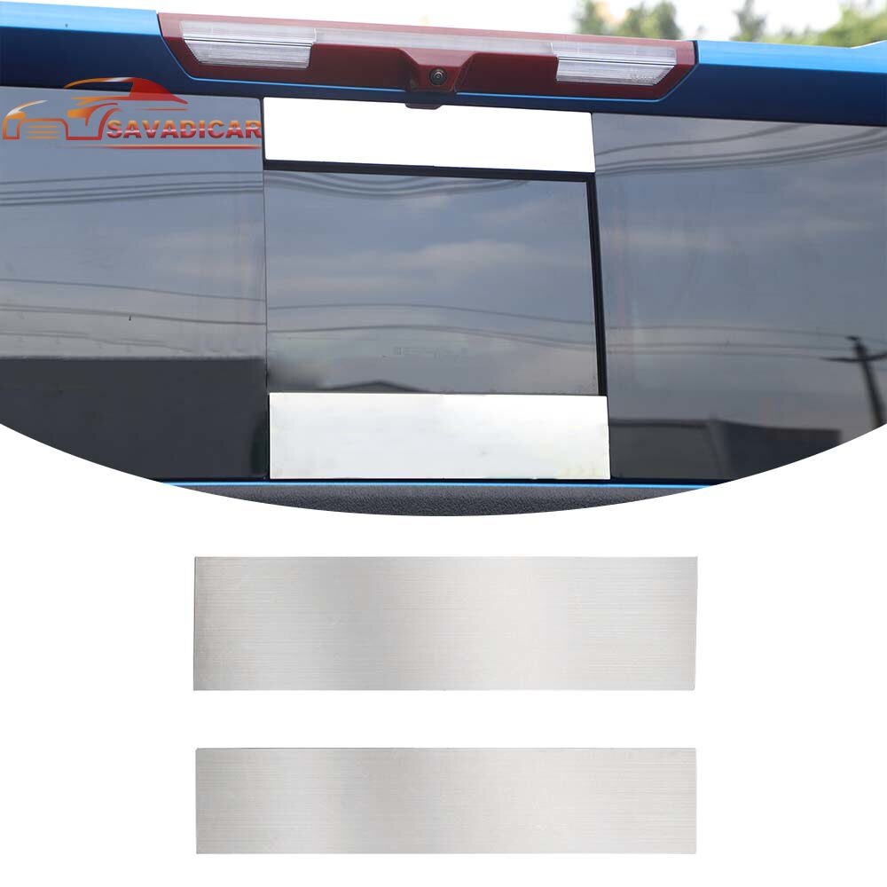 Rear Middle Window Center Sliding Cover Trim For Silverado/GMC Sierra 19+ Chrome