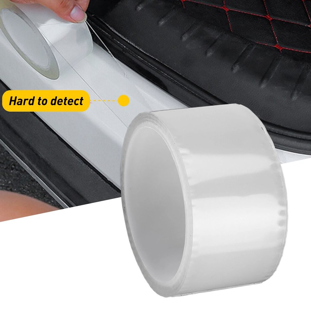 2x Protector Sill Scuff Car Auto Door Plate Anti-Sticker Scratch Bumper Strip