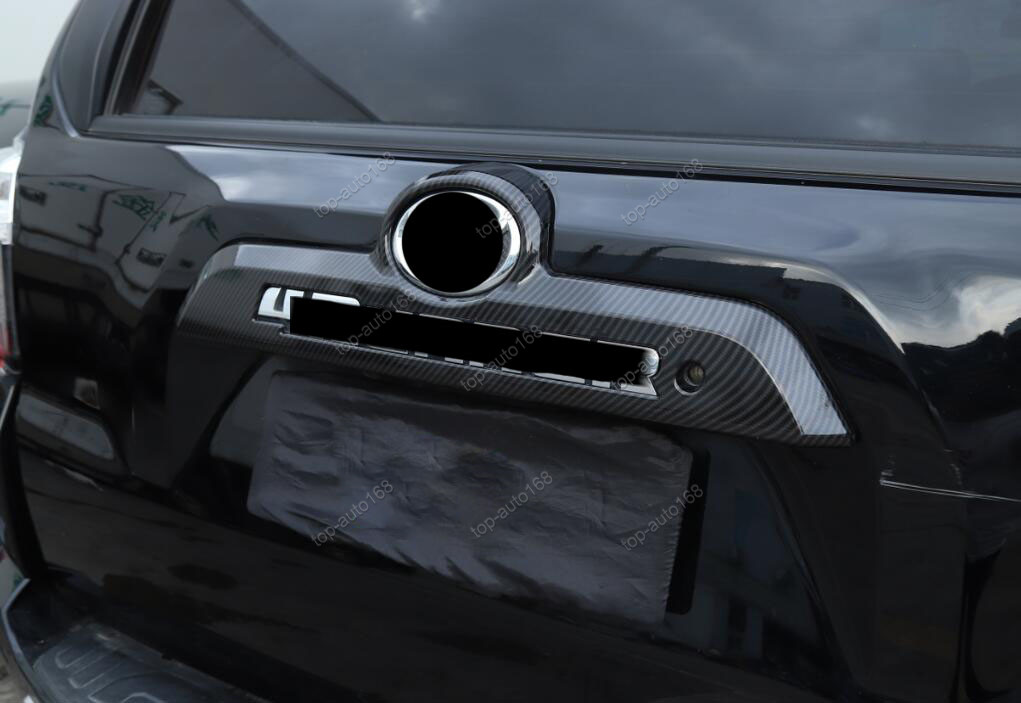 ABS Carbon Fiber Look Tail Door Handle Cover Trim For 4Runner 2010-2023