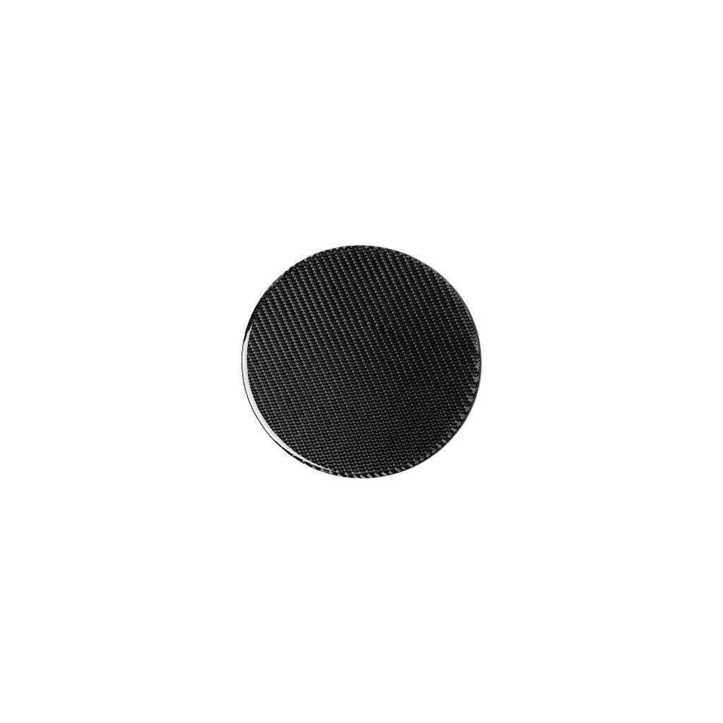 Carbon Fiber Texture Add-on Gas Fuel Door Cover Trim For Honda FIT JAZZ 2014-18