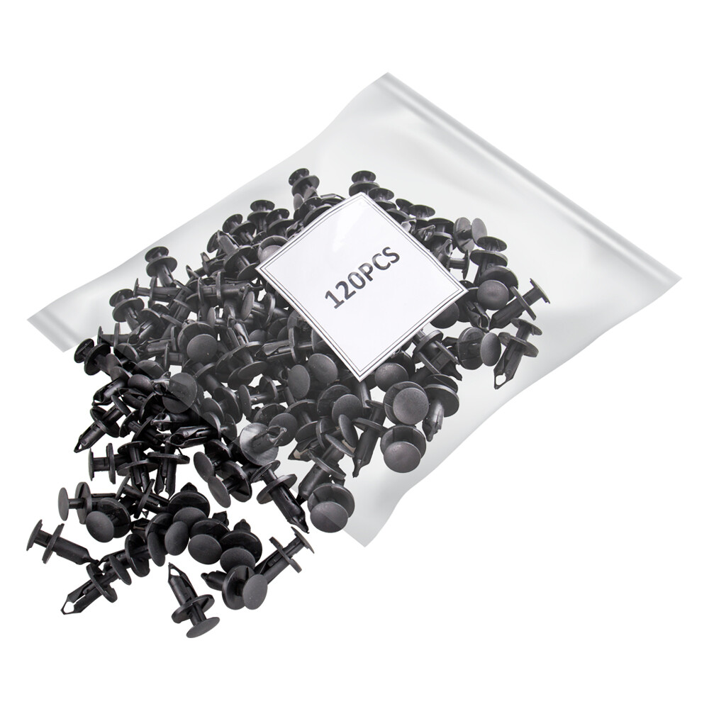120X8 Hole Plastic Rivets Fastener Push Clips Retainer Clip For Car Auto Fender