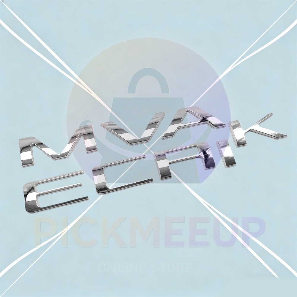 Chrome Silver Rear Tailgate Insert Letters Badge For MAVERICK Emblem 2022-2025