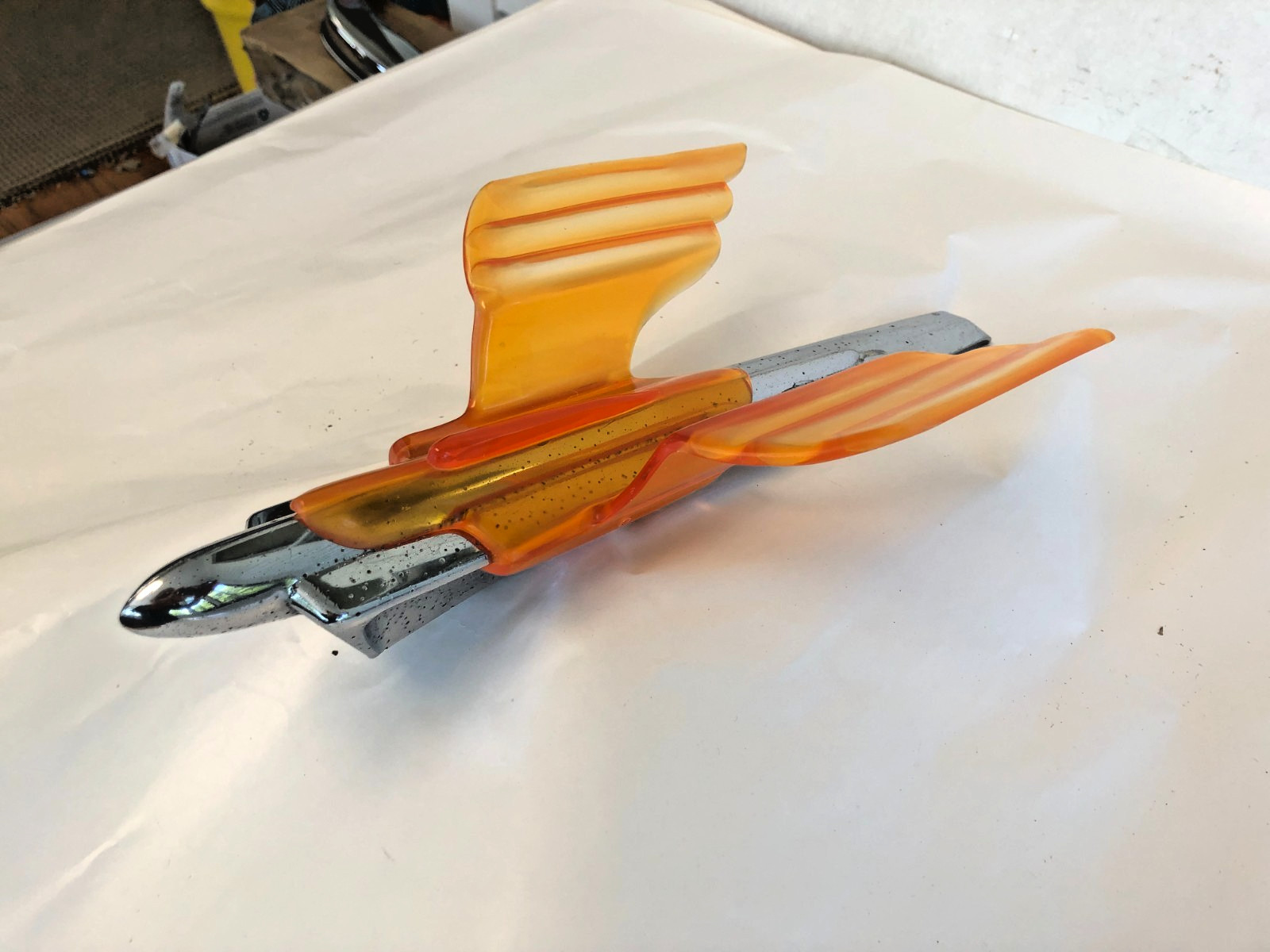 1949 1950 CHEVROLET FLYING EAGLE HOOD ORNAMENT, USA QUALITY REPRODUCTION