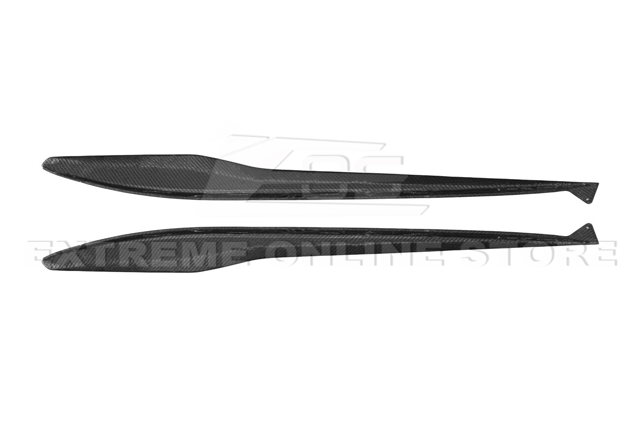For 23-Up Corvette C8 Z06 | GM Factory CARBON FIBER Side Skirts Panel Extensions