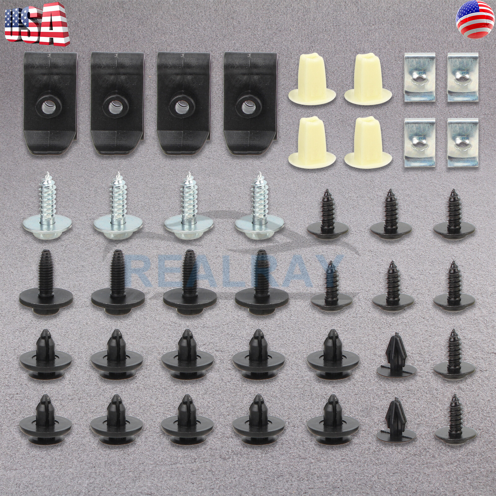 For Audi Ford Engine Undertray Cover Clips Bottom Shield Guard Metal Screws Bolt
