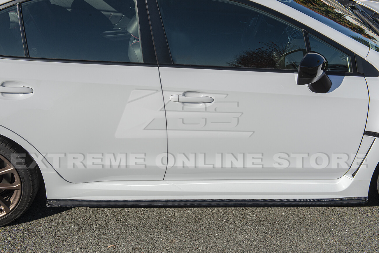For 15-21 Subaru WRX STi | CS Style CARBON FIBER Side Skirts Rocker Panels