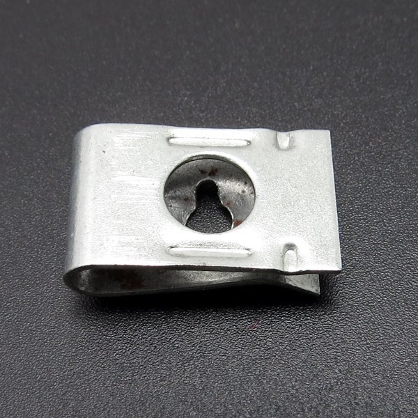 20 U Type Speed Nut 3.3mm Screw Size Zinc Plated Metal Clip Fastener 17.8*11mm