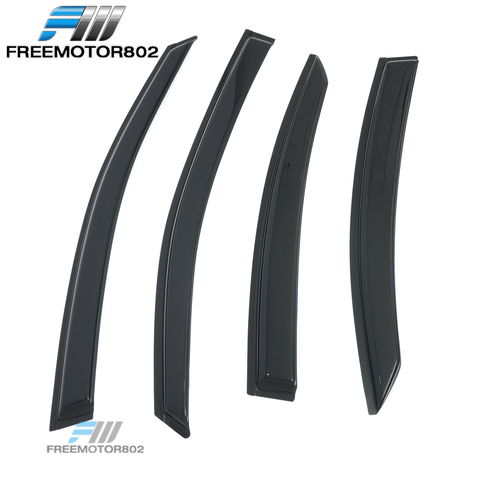 For 15-19 Subaru Legacy Sedan Smoke Window Visors Acrylic Rain Vent Deflectors