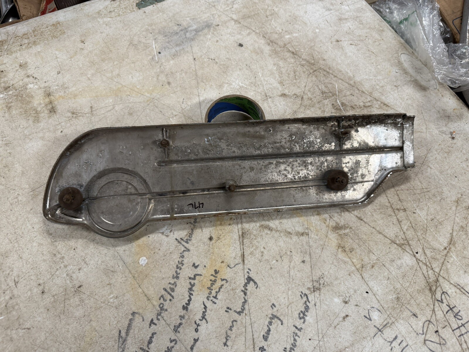 1949 Olds 88 Futuramic Front Fender Molding Drivers Side 556869 Oldsmobile