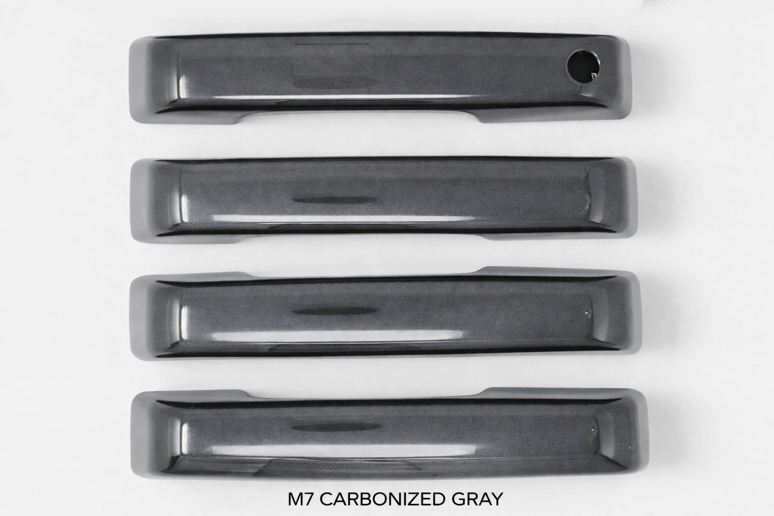 For 2021-2025 Ford F150 F250 F350 M7 Carbonized Gray Painted Door Handle Covers