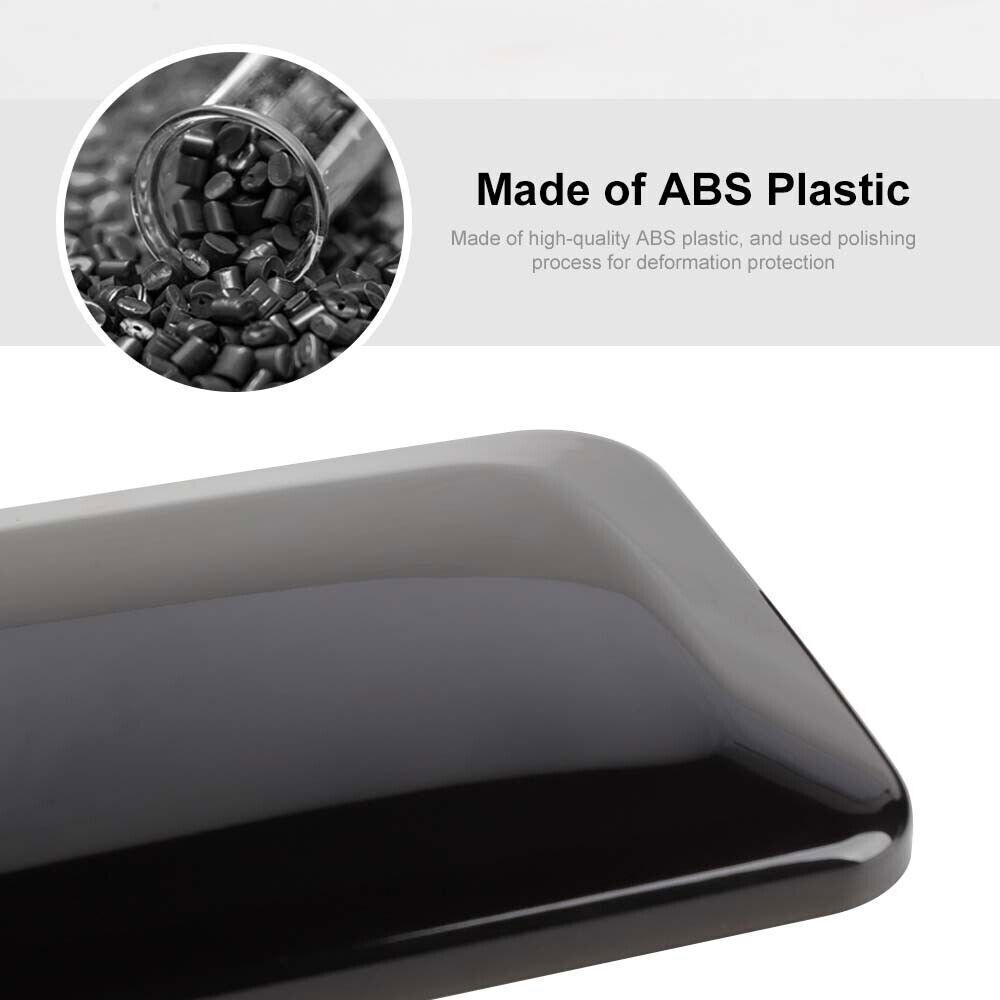 Smoked Black Front Fog Light Lamp Cover Trim For Ford F150 2015-2020 Accessories