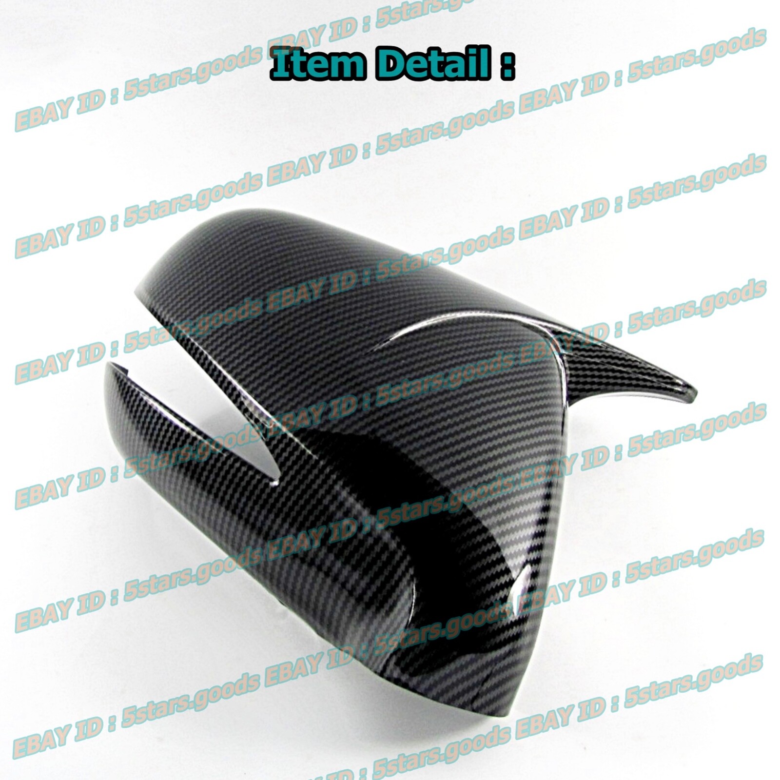10P For 09-13 Lexus IS250/350/F Carbon Fiber Side Mirror Door Handle Cover Trim