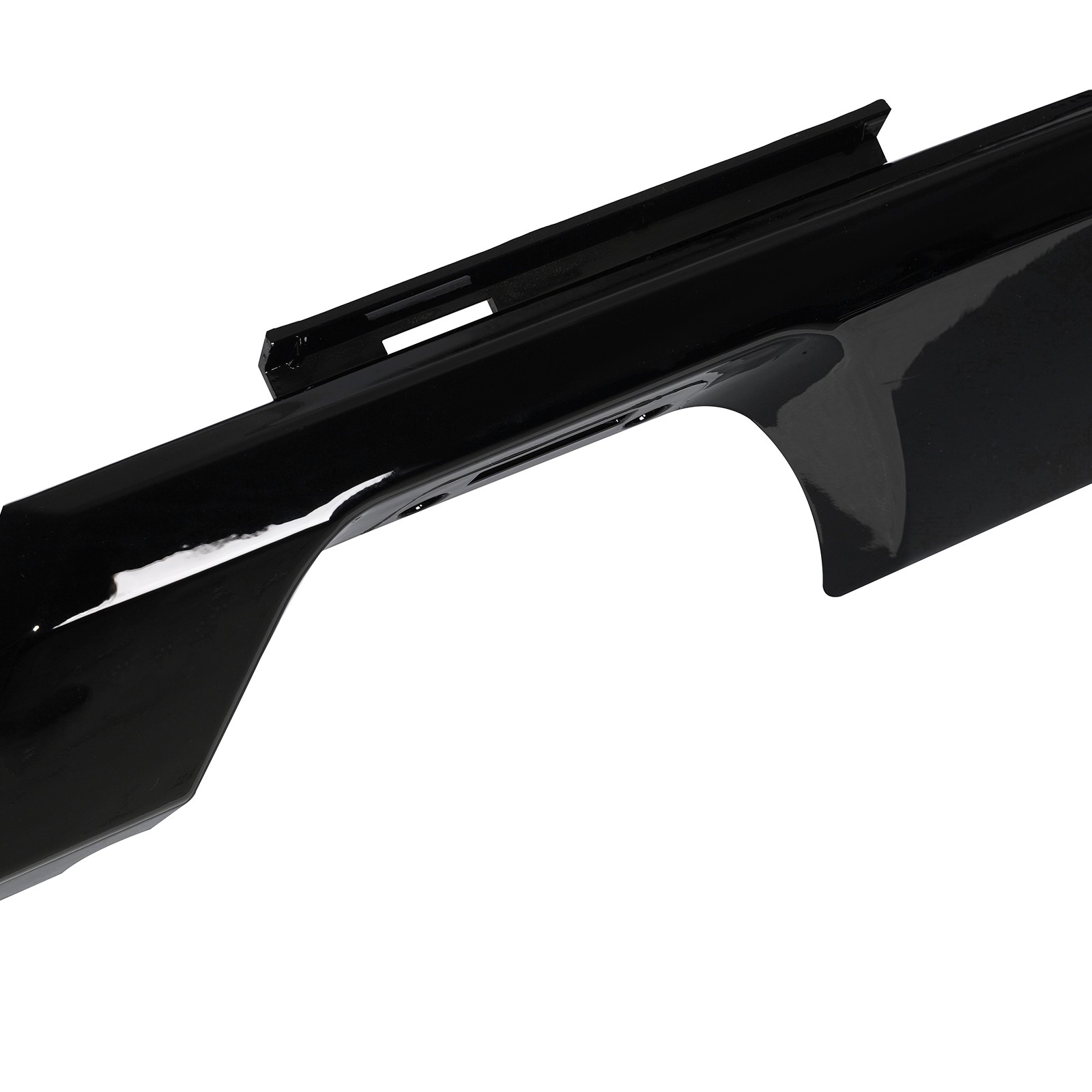 For 2021-2023 Ford F-150 Glossy Black Front Bumper Lower Molding Trim Valance