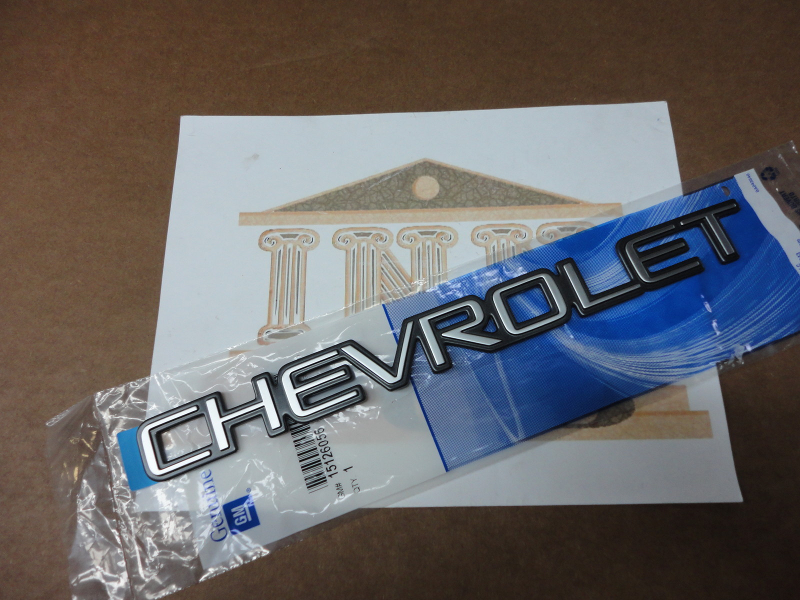 1999-2007 Chevrolet Silverado Tahoe Suburban Trailblazer Tailgate Emblem OEM NEW