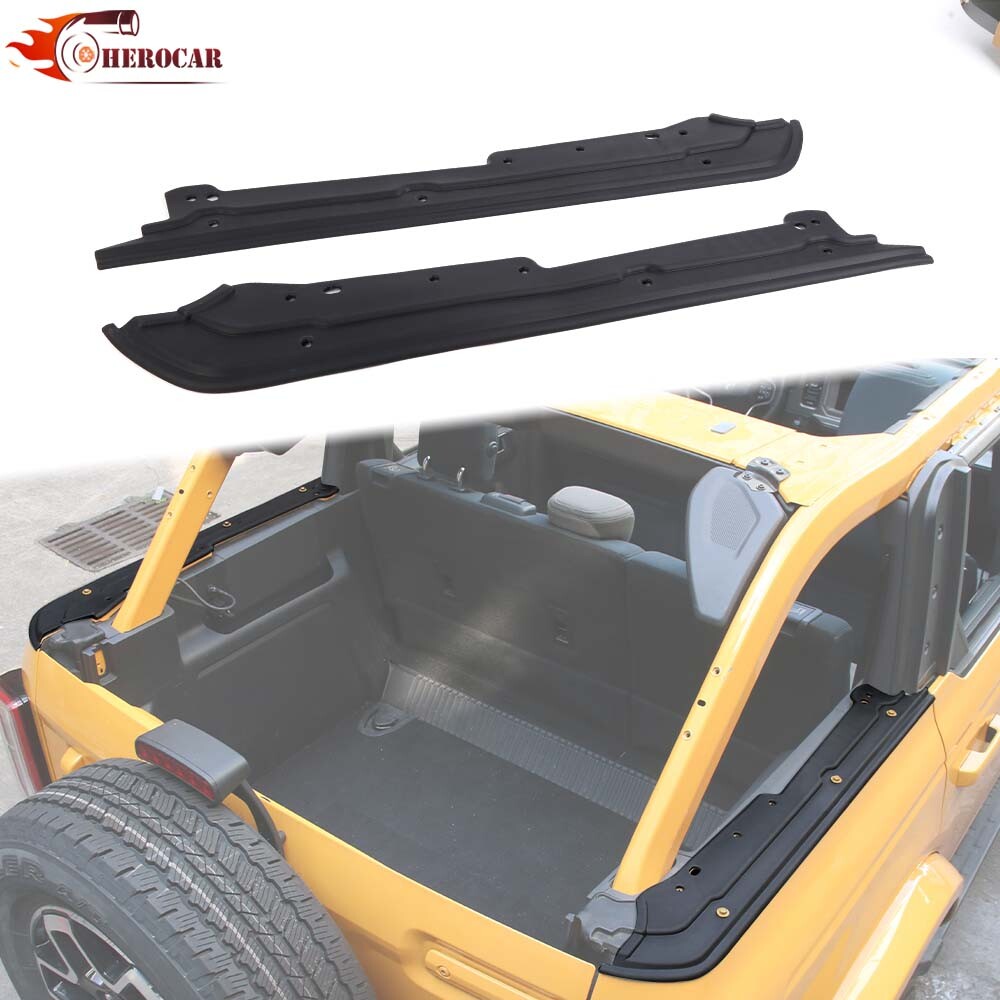 Rear Body Tub Rail Protector Armor Trim for Ford Bronco 2021+ 4 Door Accessories