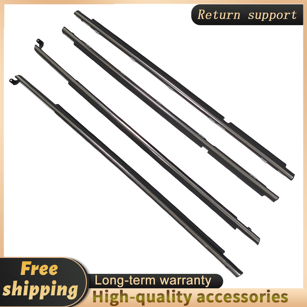 For 1995-2002 Toyota Corolla Weather Strips Window Moulding Trim Seal Belt 4 Pc