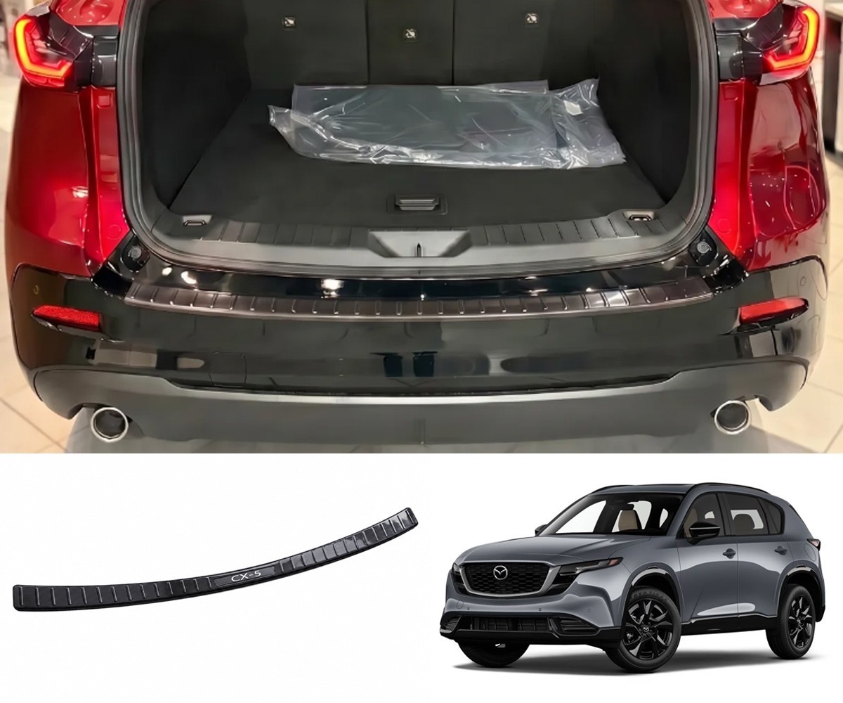 For Mazda CX-5 2026 Rear Bumper Protector Stainless Steel Scuff Plate Guard Trim