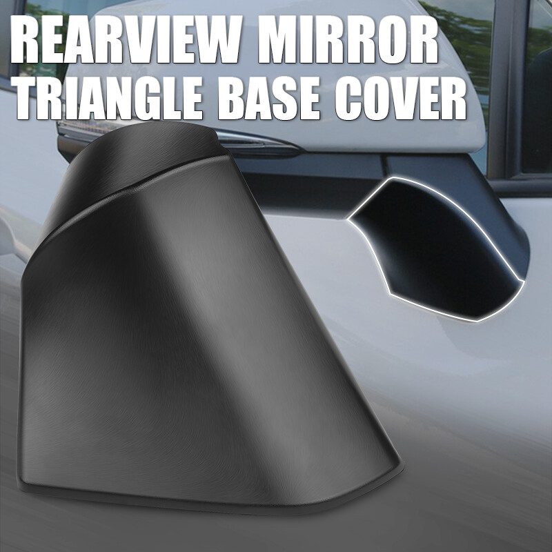 Passenger Right Door Wing Mirror Triangle Base Cover For Toyota RAV4 2020-2023