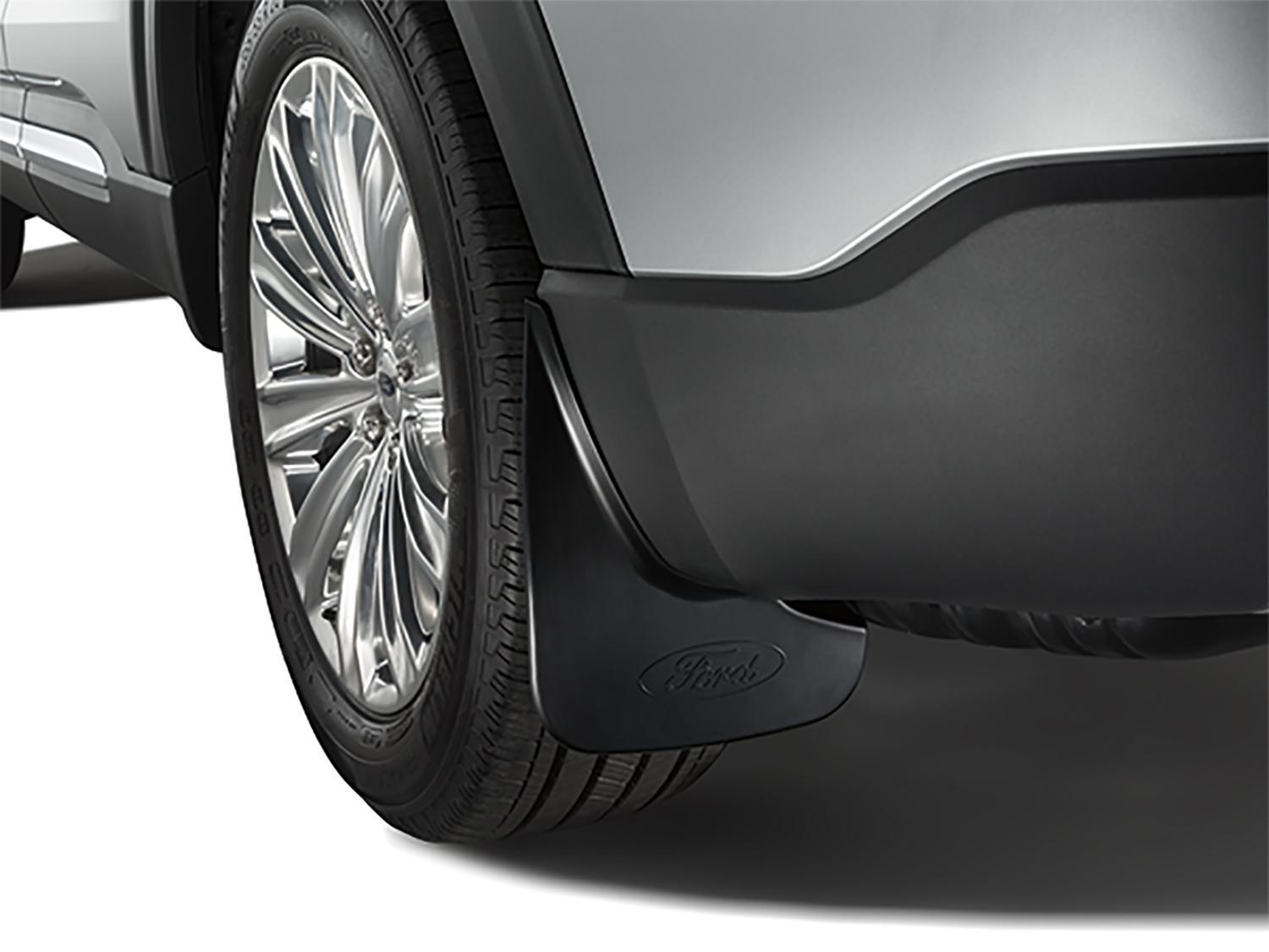 EXPLORER 2020-2024 Splash Guards Mud Protector Flaps Rear Pair /w Ford Oval Logo