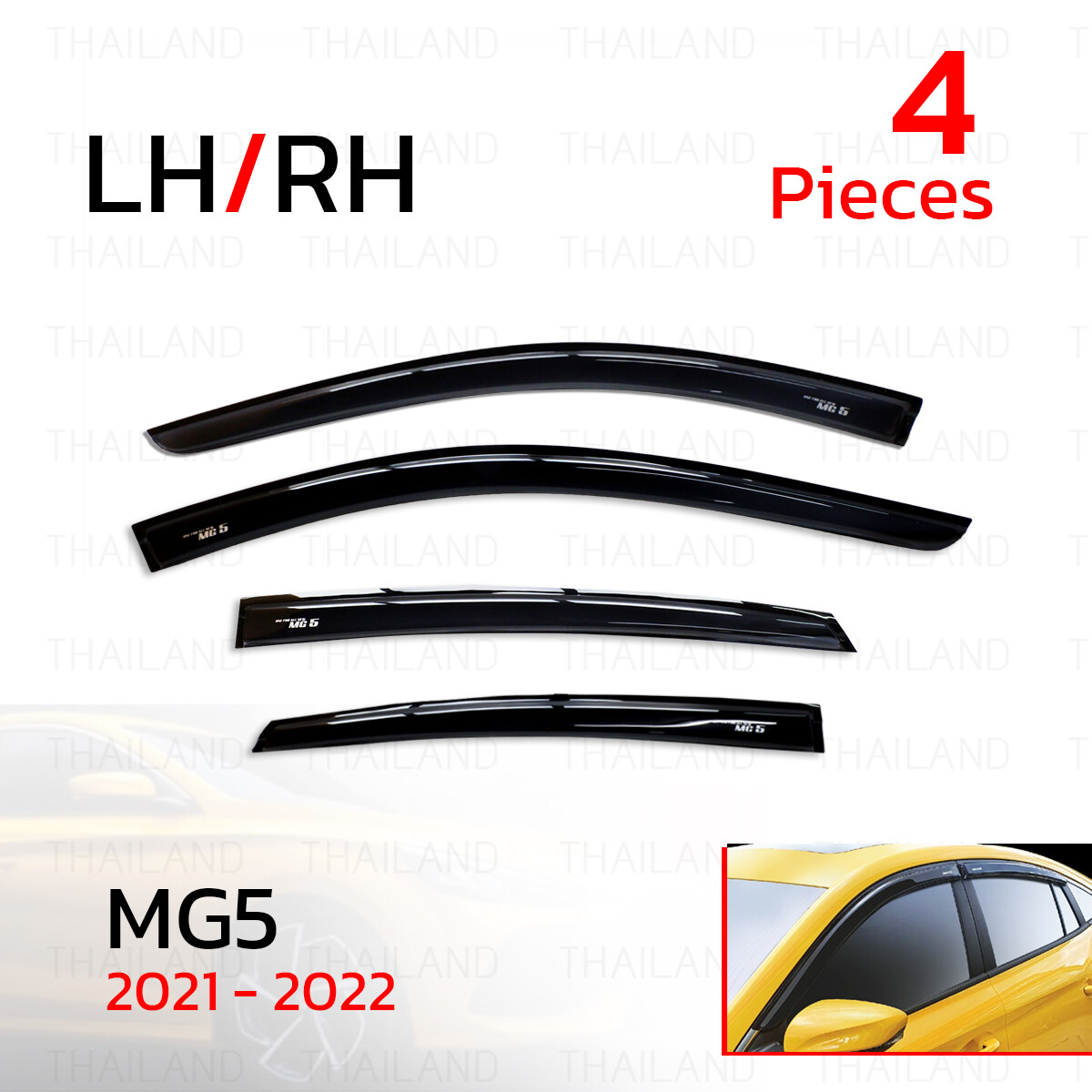 For MG MG5 MG 5 Sedan 2021 22 Window Sun Visor Rain Guard Deflector