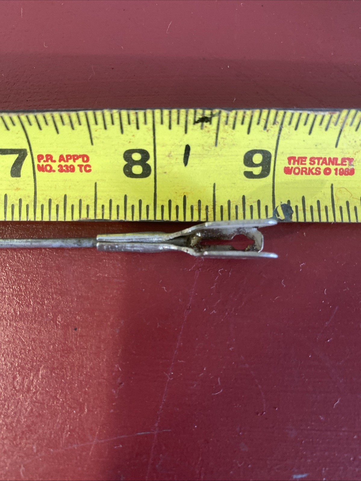 1920 ‘S 1930 ‘s VINTAGE STAINLESS 8 1/2″ SPRING LOADED WIPER ARM