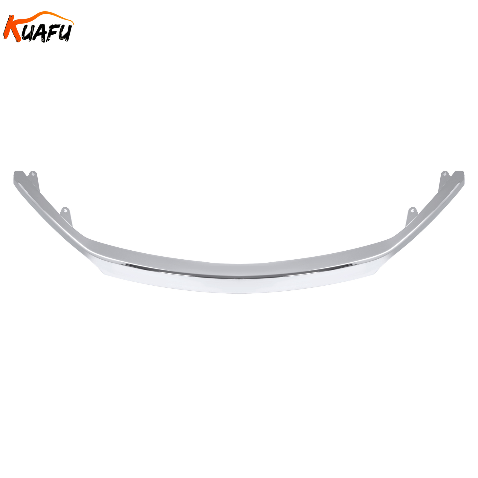 KUAFU Front Upper Chrome Grille Molding Trim Fits Ford Fusion 2010 2011 2012 ABS