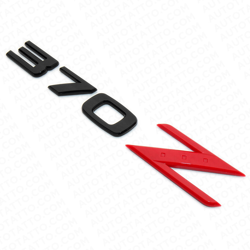 For Nissan 370Z Nismo Rear Bumper Trunk Letter Emblem Badge Sport Black Red