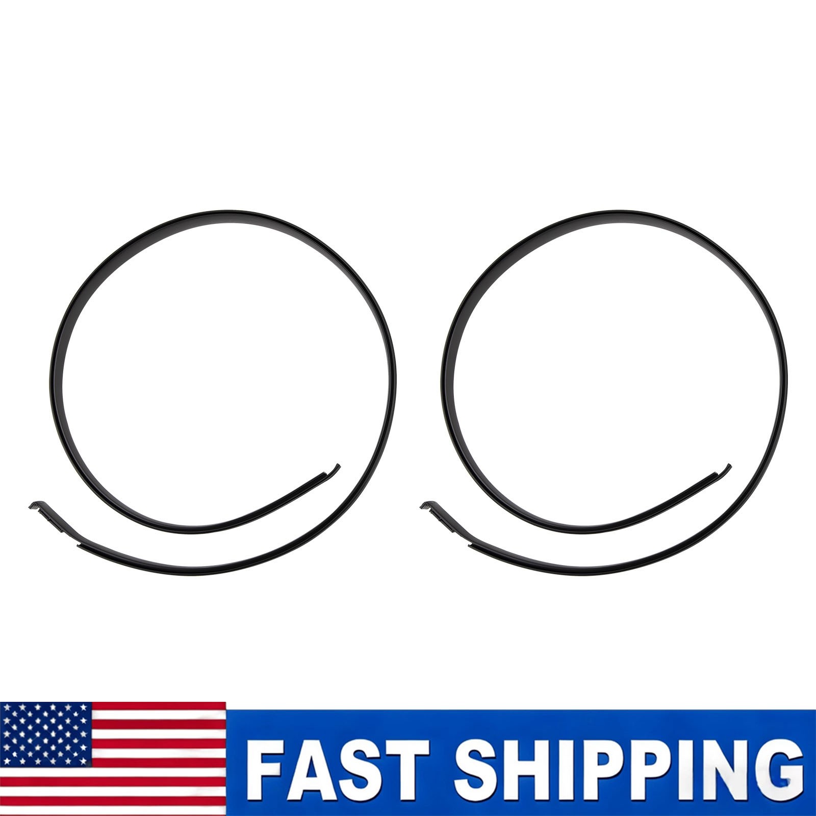 2pcs Roof Drip Molding Trim for Toyota Tundra Double Cab 07-2020 75552-0C050