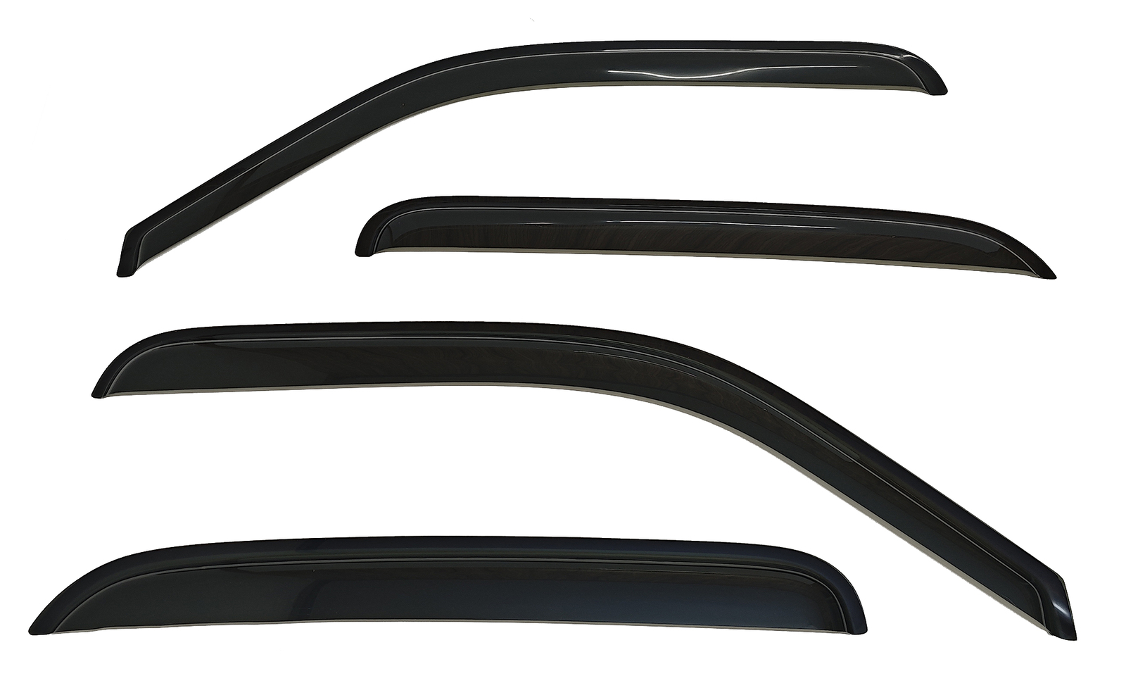 Fit 2000-2006 Chevrolet Tahoe GMC Yukon Window Visors Sun Vent Rain Guard Smoked