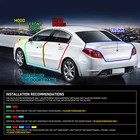 General Car SUV door Scratch-Resistant Blue Strip Trim Molding Protector Guard